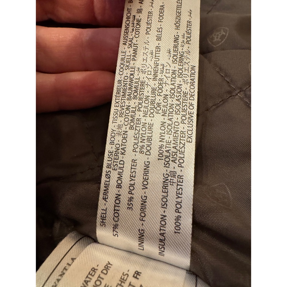 Ariat Jacket Women XL Brown Real Grizzly Insulated Sherpa Collar Outdoor Western - Picture 9 of 12